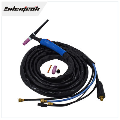 CE 4m Wp18 TIG Water Cooled Mig Torch Gun For Stainless Steel