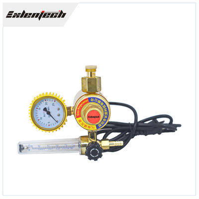 Chrome Plated Bonnet Welding Machine Spare Parts CO2 Regulator With Heater 36v