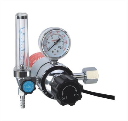 Chrome Plated Bonnet Welding Machine Spare Parts CO2 Regulator With Heater 36v