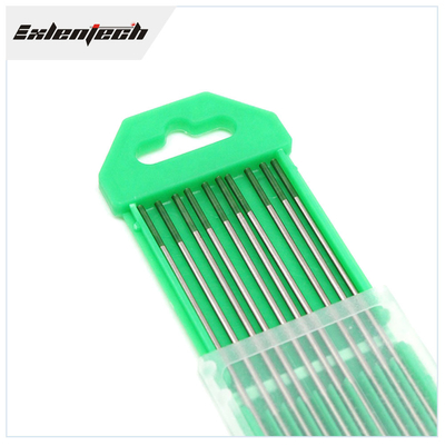 Green Head TIG Welding Tungsten Electrodes Long Service Life OEM